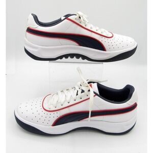 Puma GV Special Sneakers White with Red & Blue Accents Big Kids Size 6.5